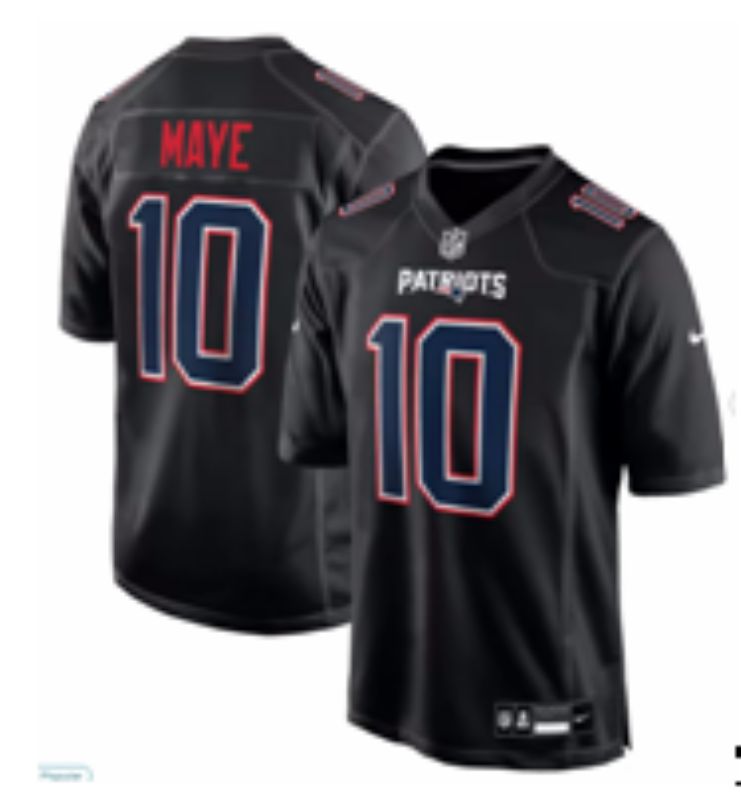 Men 2026 New England Patriots #10 Maye black Nike Limited NFL Jersey style 0021